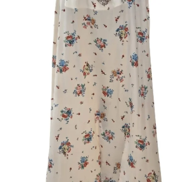 Rabanne Chainmail Sequin-Embellished Maxi Floral Metallic Skirt Multi Color NWT - Picture 5 of 15